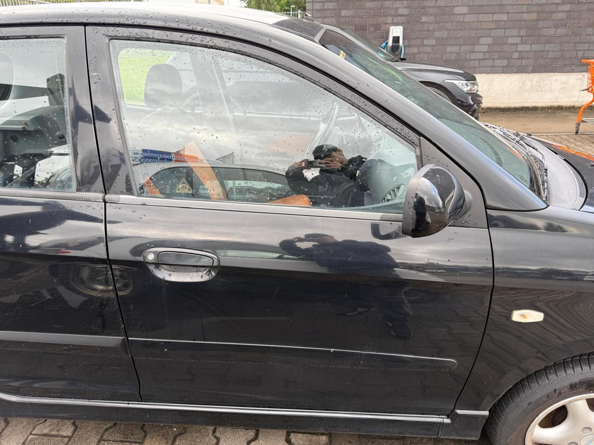 Kia Picanto BA original Tür vorn rechts Z1 Galaxy Black Rohbau BJ04